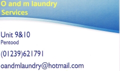 O & M Laundry and dry-cleaning services
